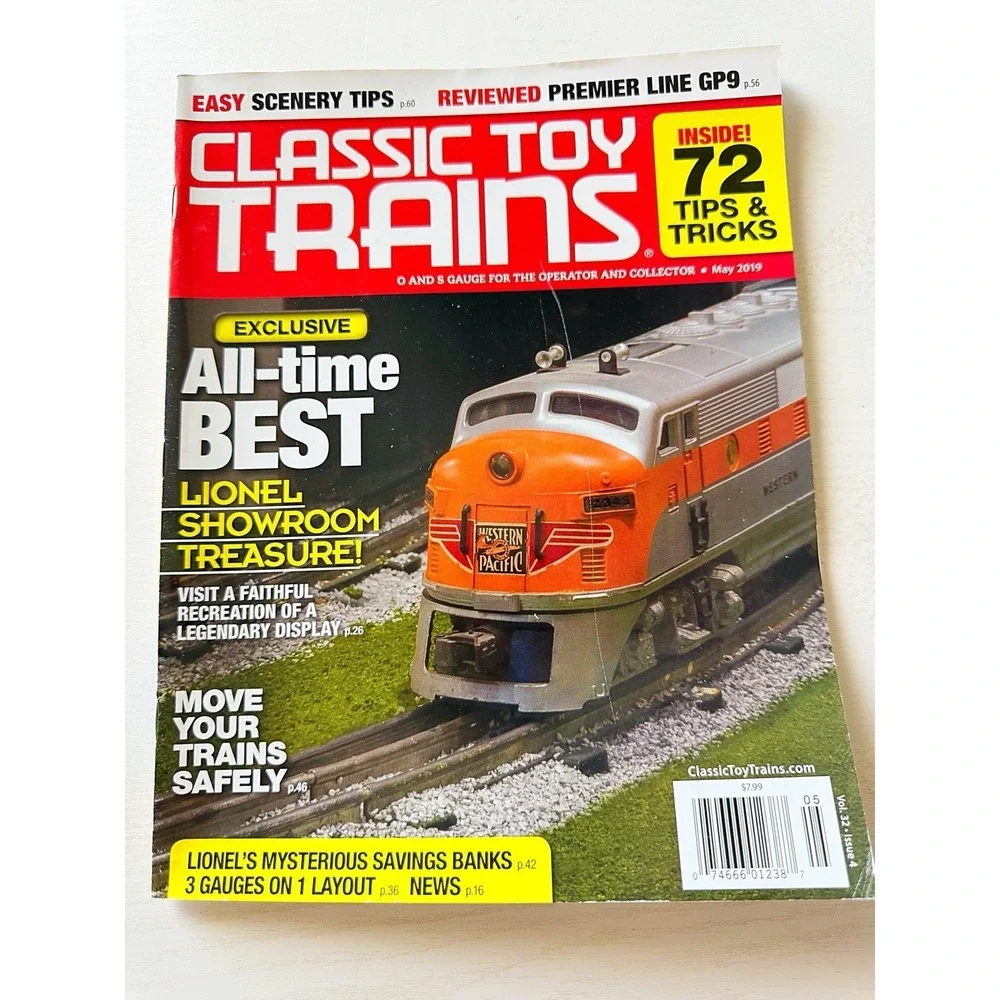 Classic Toy Trains Magazine O & S Gauge May 2019 Volume 32 Issue 4